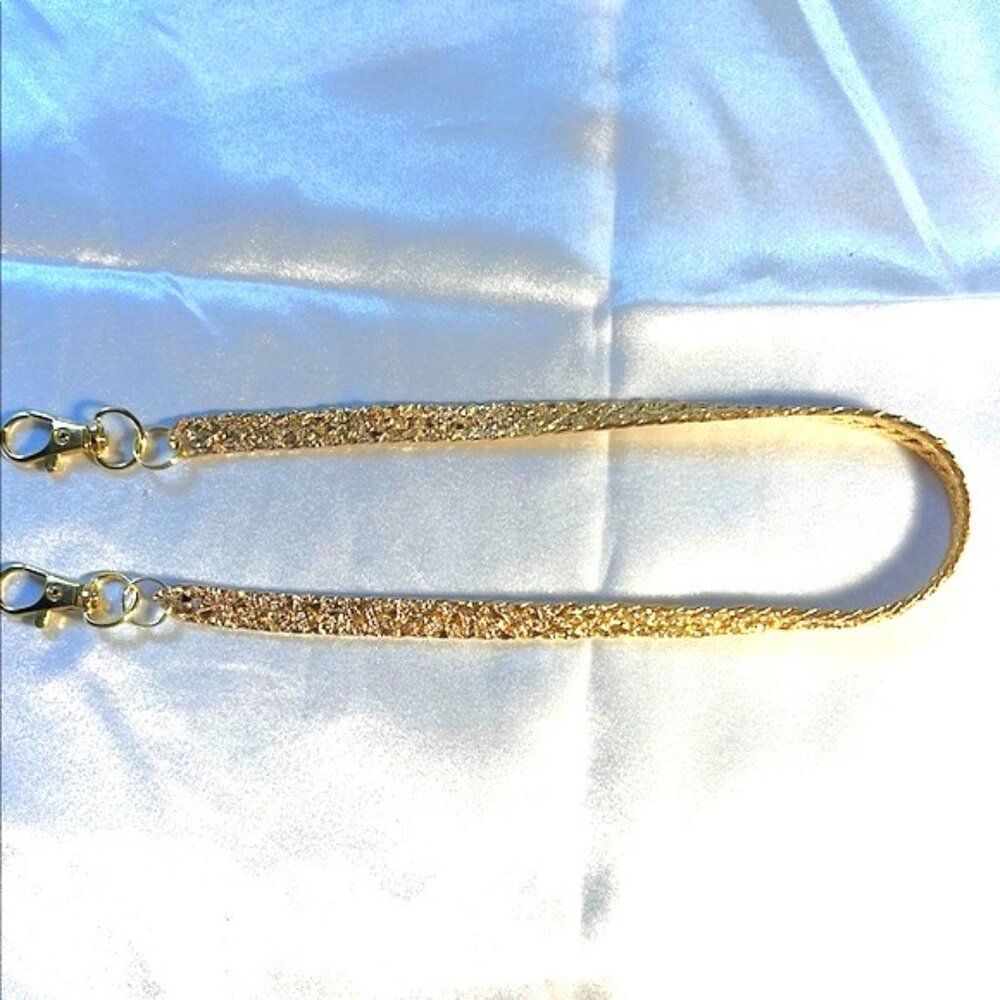 Elegant Gold Wristlet Strap Replacement